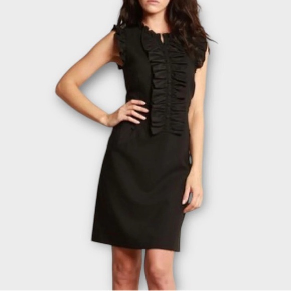 Ted Baker London Dresses & Skirts - Ted Baker Elegant Ruffle Sleeve Silk
Fitted Dress Sz US 8